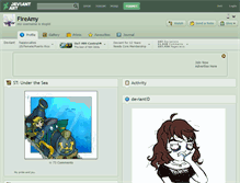 Tablet Screenshot of fireamy.deviantart.com