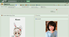 Desktop Screenshot of happy2live.deviantart.com