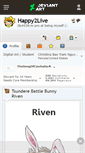 Mobile Screenshot of happy2live.deviantart.com