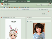 Tablet Screenshot of happy2live.deviantart.com