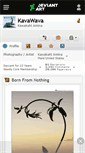 Mobile Screenshot of kavawava.deviantart.com