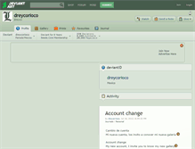 Tablet Screenshot of dreycorioco.deviantart.com
