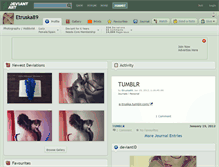 Tablet Screenshot of etruska89.deviantart.com