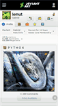 Mobile Screenshot of lemut.deviantart.com