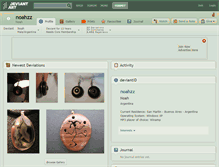 Tablet Screenshot of noahzz.deviantart.com