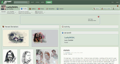 Desktop Screenshot of lucky06girl.deviantart.com