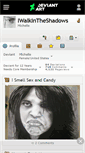 Mobile Screenshot of iwalkintheshadows.deviantart.com