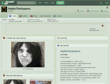 Tablet Screenshot of iwalkintheshadows.deviantart.com
