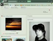 Tablet Screenshot of felixfff.deviantart.com