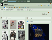 Tablet Screenshot of gbandit.deviantart.com