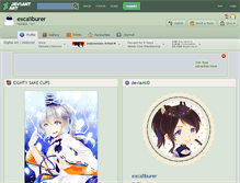 Tablet Screenshot of excaliburer.deviantart.com