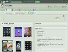 Tablet Screenshot of pracomass.deviantart.com