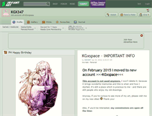 Tablet Screenshot of kgx347.deviantart.com