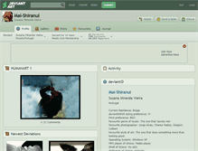 Tablet Screenshot of mai-shiranui.deviantart.com