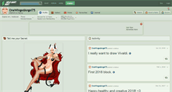 Desktop Screenshot of onewingedangel75.deviantart.com