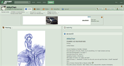 Desktop Screenshot of abbychan.deviantart.com