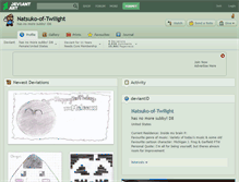 Tablet Screenshot of natsuko-of-twilight.deviantart.com