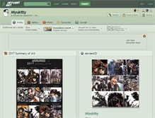 Tablet Screenshot of miyukitty.deviantart.com