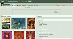 Desktop Screenshot of dreampaint.deviantart.com