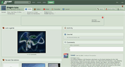 Desktop Screenshot of dragon-ryuu.deviantart.com