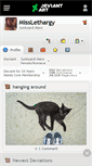 Mobile Screenshot of misslethargy.deviantart.com