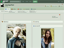 Tablet Screenshot of crazyisperfect.deviantart.com
