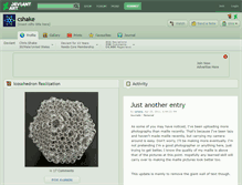 Tablet Screenshot of cshake.deviantart.com