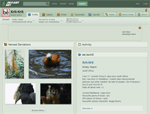 Tablet Screenshot of krit-krit.deviantart.com