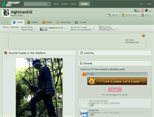 Tablet Screenshot of nightmanexe.deviantart.com
