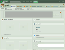 Tablet Screenshot of benplz.deviantart.com