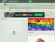 Tablet Screenshot of ebsie.deviantart.com