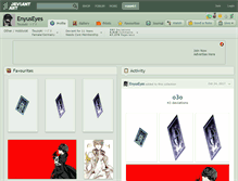 Tablet Screenshot of enyuseyes.deviantart.com