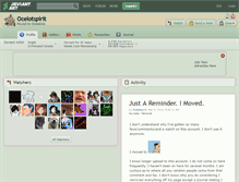 Tablet Screenshot of ocelotspirit.deviantart.com