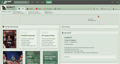 Desktop Screenshot of anubis13.deviantart.com