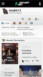 Mobile Screenshot of anubis13.deviantart.com