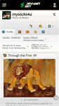 Mobile Screenshot of mysocks4u.deviantart.com