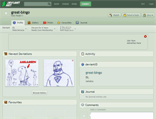 Tablet Screenshot of great-bingo.deviantart.com