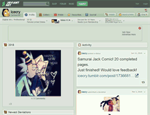 Tablet Screenshot of icecry.deviantart.com
