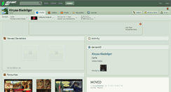 Desktop Screenshot of kinyaa-bladeliger.deviantart.com