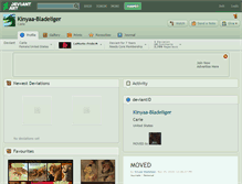 Tablet Screenshot of kinyaa-bladeliger.deviantart.com