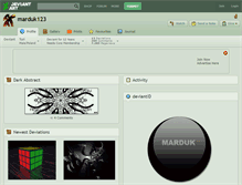 Tablet Screenshot of marduk123.deviantart.com