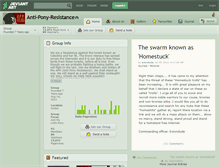 Tablet Screenshot of anti-pony-resistance.deviantart.com