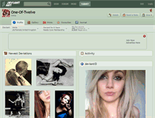 Tablet Screenshot of one-of-twelve.deviantart.com
