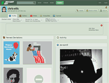 Tablet Screenshot of chris-ellis.deviantart.com