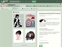 Tablet Screenshot of collabland.deviantart.com
