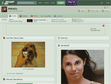 Tablet Screenshot of mishasu.deviantart.com