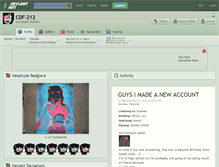 Tablet Screenshot of cdf-212.deviantart.com