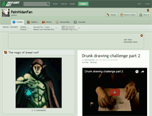 Tablet Screenshot of painhidanfan.deviantart.com