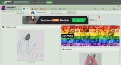 Desktop Screenshot of melissa03.deviantart.com