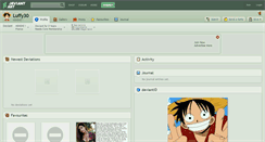 Desktop Screenshot of luffy30.deviantart.com